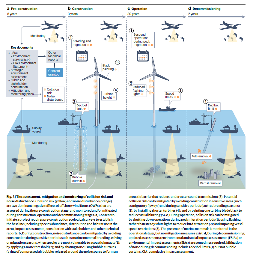 Figure from publication: Assessing, monitoring and mitigating the effects of offshore wind farms on biodiversity